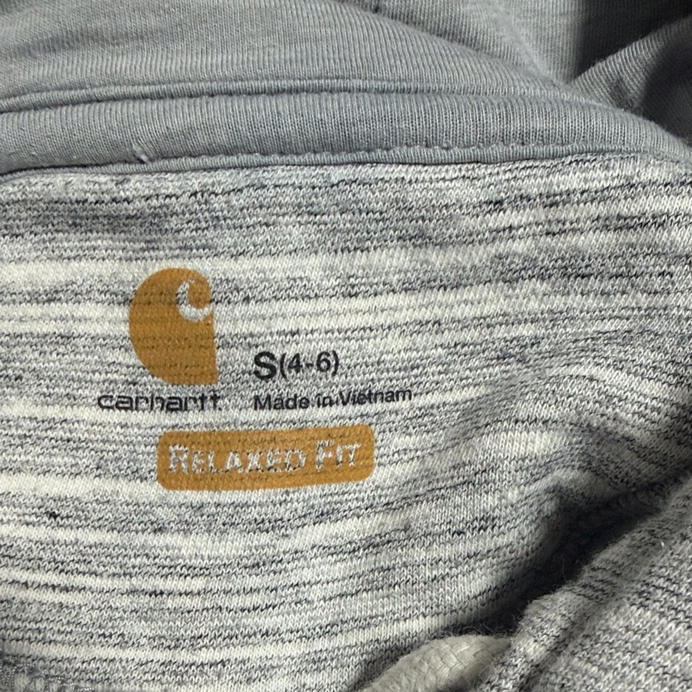 Carhartt Heather Gray Logo Hoodie - Picture 3 of 3